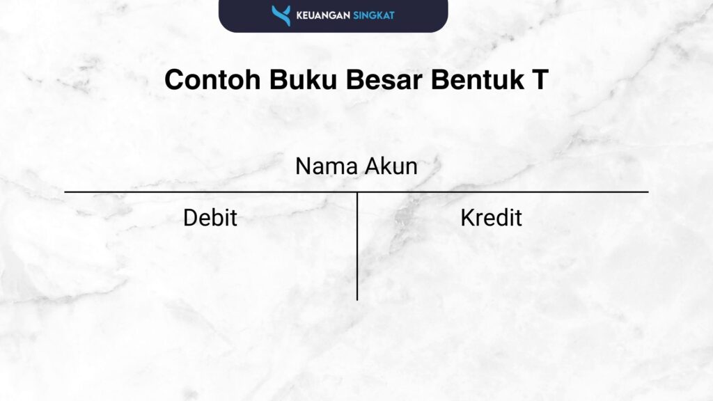 contoh buku besar bentuk T